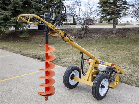 mini digger post auger|8 inch post hole diggers.